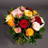 Bouquet de roses mélangées