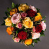 Bouquet de roses mélangées