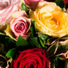 Bouquet de roses mélangées