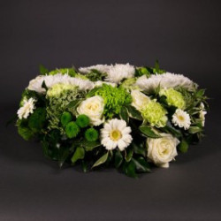 Couronne blanche et verte